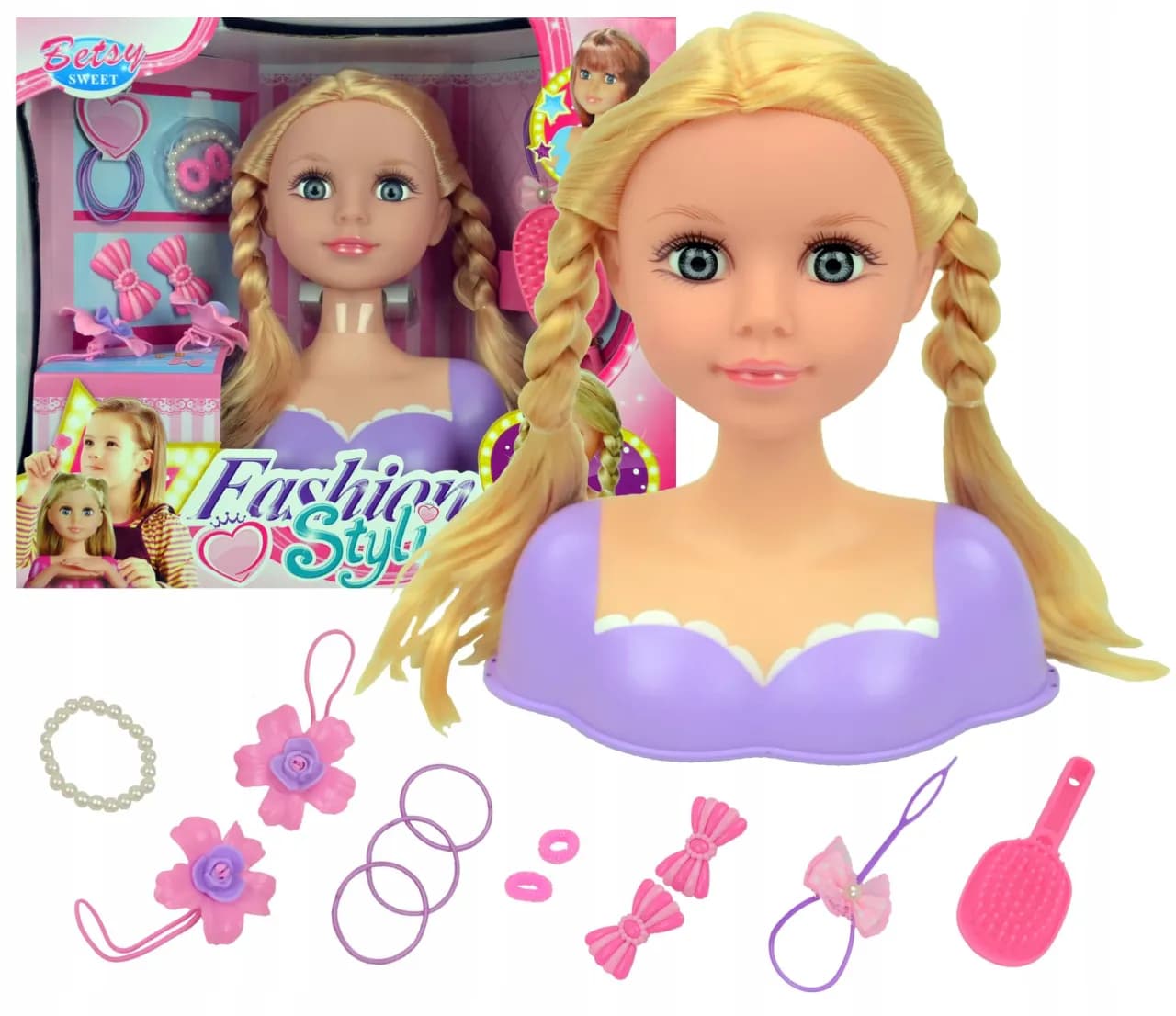 Głowa do stylizacji włosów – rozwijaj kreatywność dziecka w zabawie